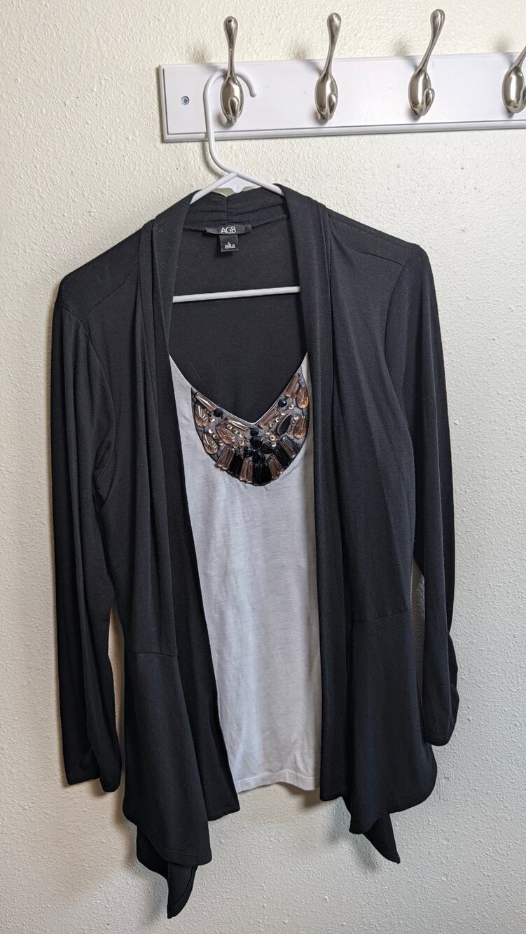 AGB Women's Long Sleeve Top Size Large